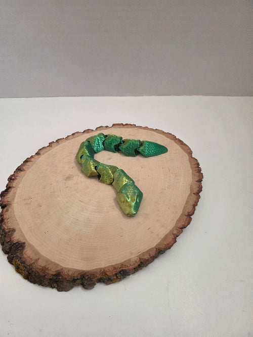 Colorful Flexi Snake – Articulated 3D Printed Toy