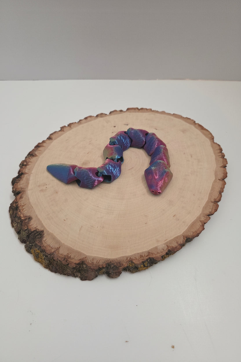 Colorful Flexi Snake – Articulated 3D Printed Toy