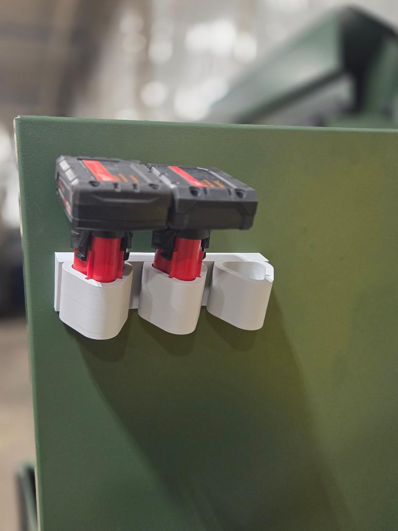 Magnetic Milwaukee M12 Battery Holder